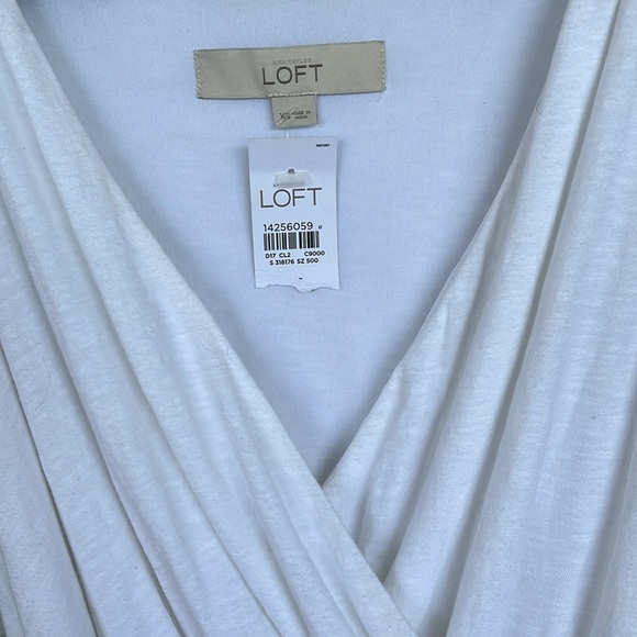 LOFT XS WHITE SUMMER DRESS - Picture 4 of 5